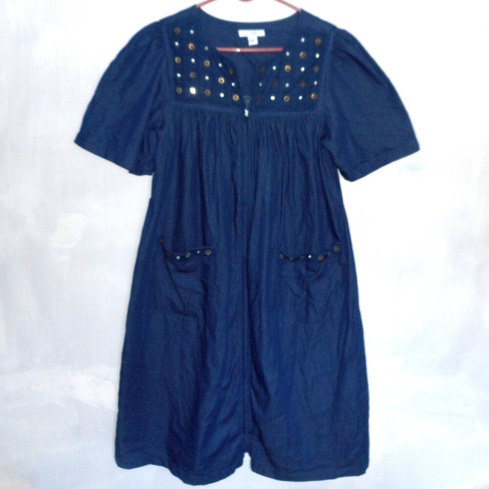 Robe House Dress Lounge Zip Up